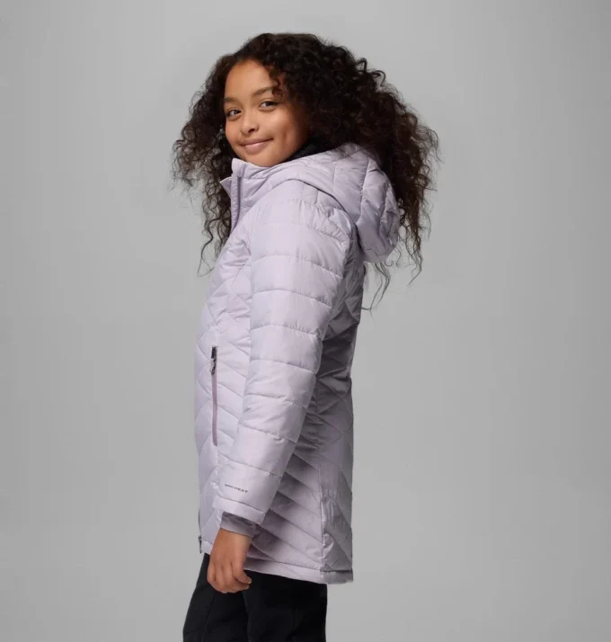 Chaqueta larga con capucha Heavenly™ II para niña