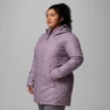 Chaqueta larga con capucha Heavenly™ para mujer – Talla grande