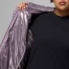 Chaqueta larga con capucha Heavenly™ para mujer – Talla grande