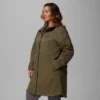 Chaqueta larga de forro polar Cloud Point™ para mujer – Talla grande