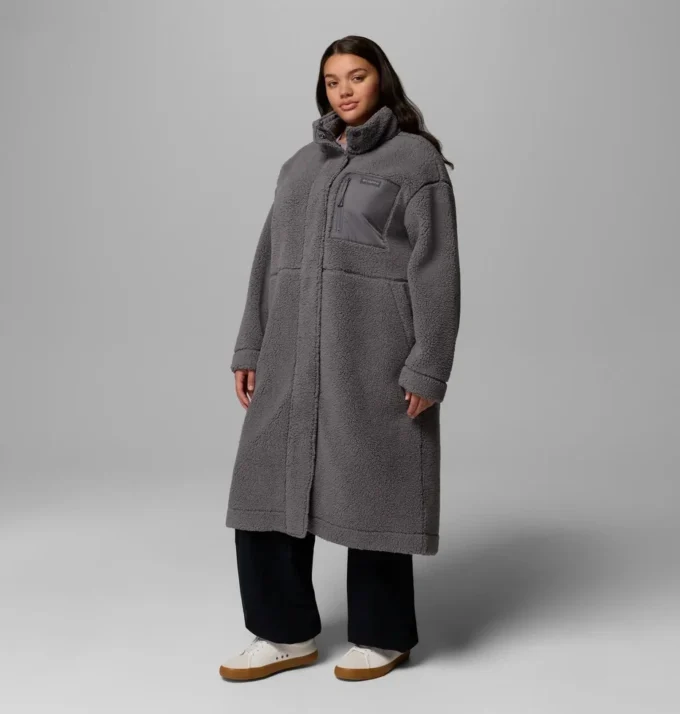 Chaqueta larga de invierno para mujer – Tallas grandes