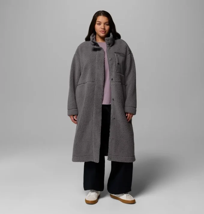 Chaqueta larga de invierno para mujer – Tallas grandes