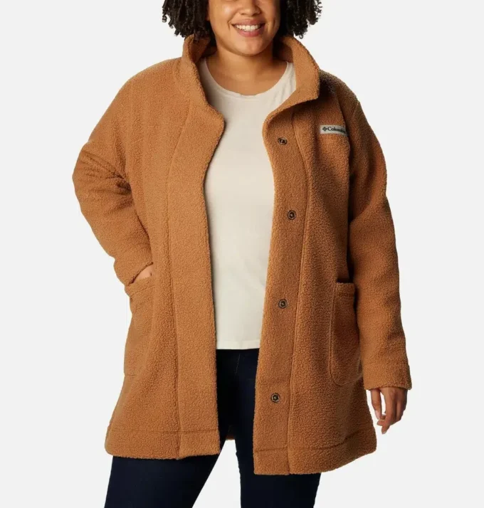 Chaqueta larga Panorama™ para mujer – Tallas grandes