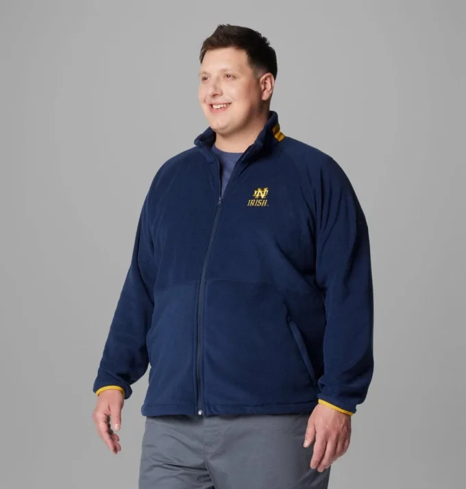 Chaqueta polar Collegiate Flanker™ IV para hombre – Talla grande – Notre Dame