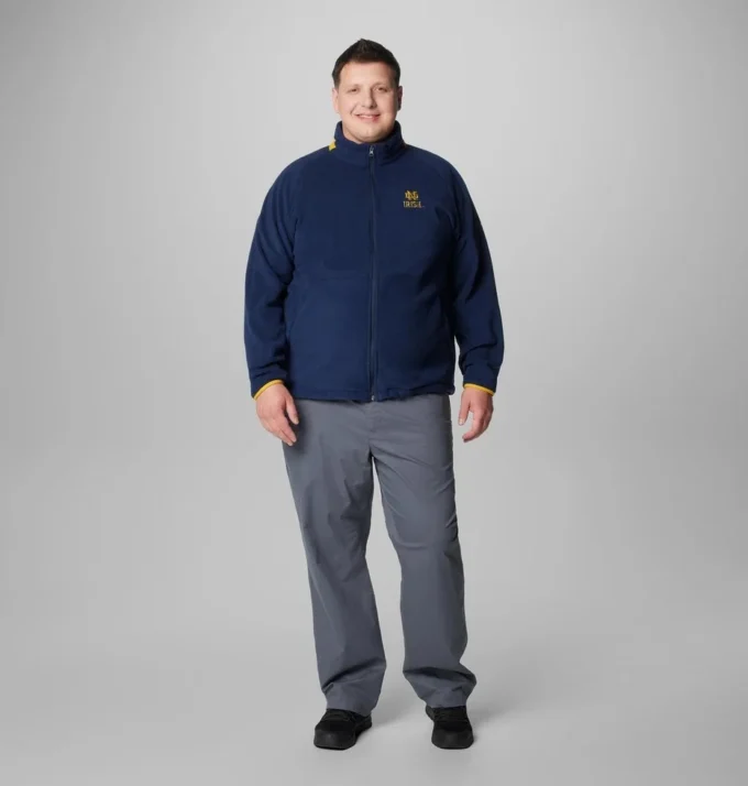 Chaqueta polar Collegiate Flanker™ IV para hombre – Talla grande – Notre Dame