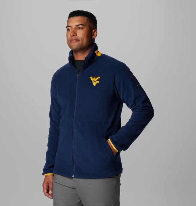 Chaqueta polar Collegiate Flanker™ IV para hombre – West Virginia
