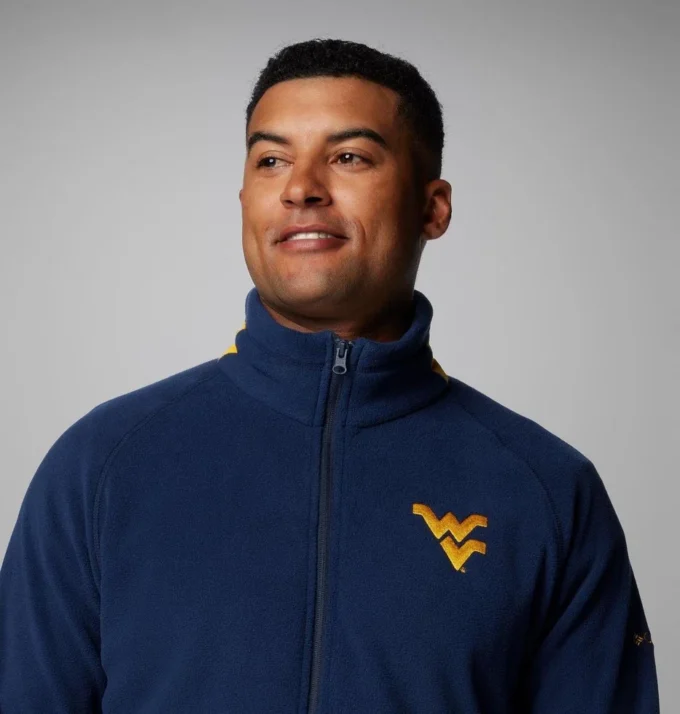 Chaqueta polar Collegiate Flanker™ IV para hombre – West Virginia