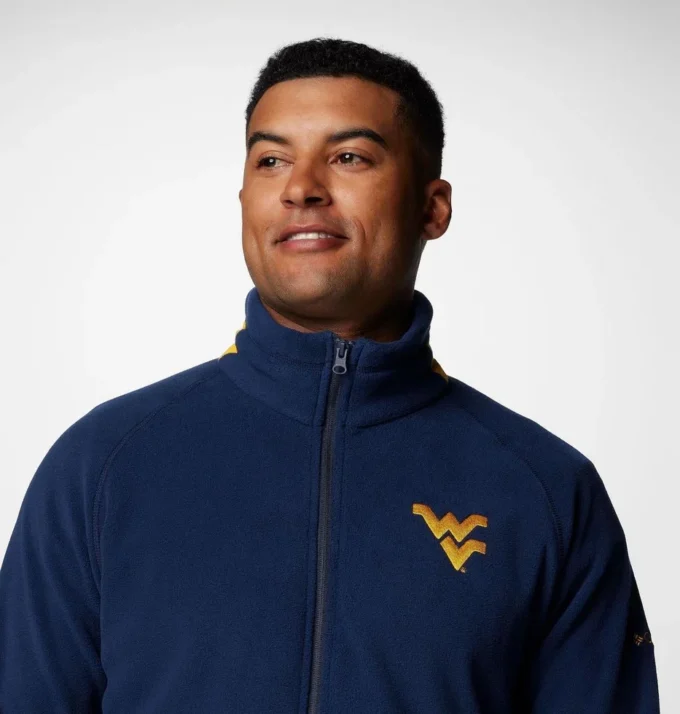 Chaqueta polar Collegiate Flanker™ IV para hombre – West Virginia – Tall