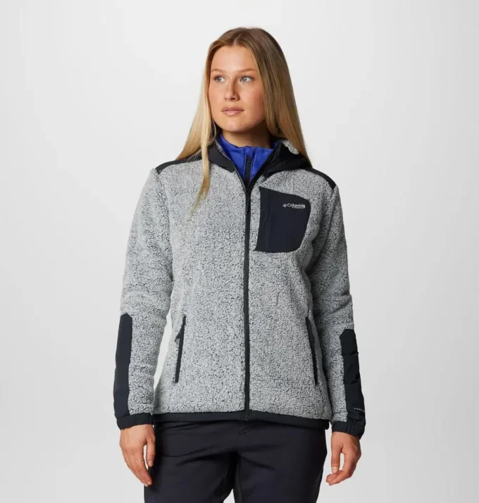 Chaqueta polar con cremallera completa Arctic Crest™ Sherpa para mujer