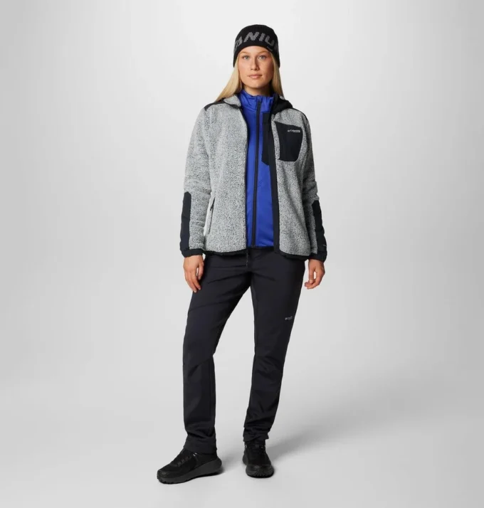 Chaqueta polar con cremallera completa Arctic Crest™ Sherpa para mujer
