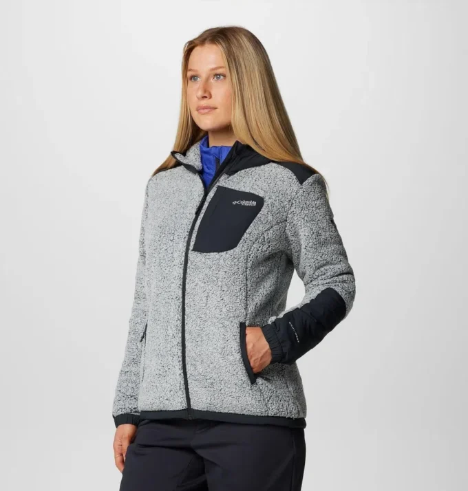 Chaqueta polar con cremallera completa Arctic Crest™ Sherpa para mujer
