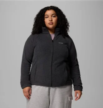 Chaqueta polar con cremallera completa Benton Springs™ para mujer – Talla grande