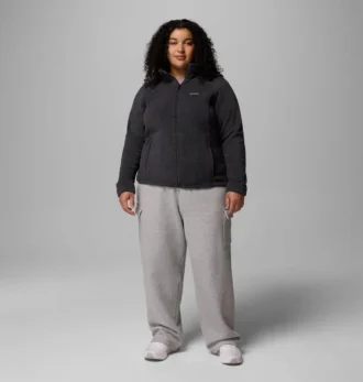 Chaqueta polar con cremallera completa Benton Springs™ para mujer – Talla grande