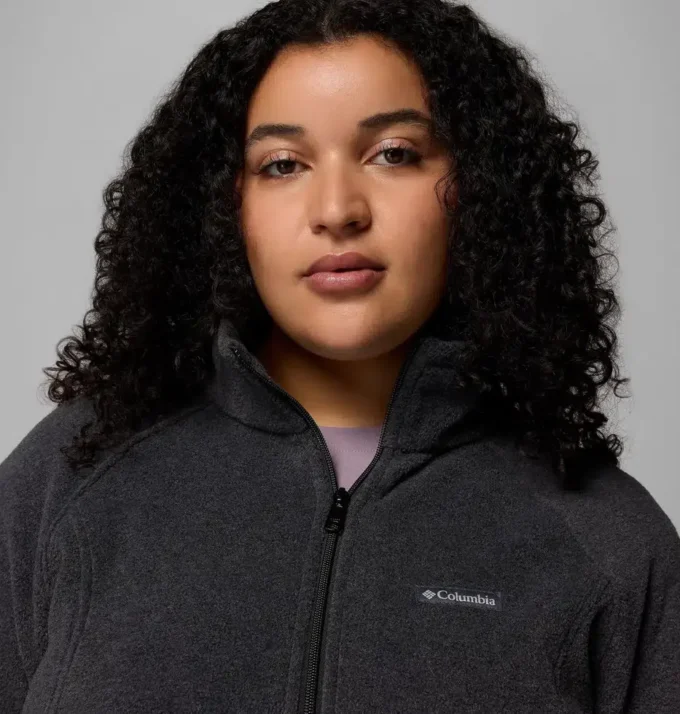 Chaqueta polar con cremallera completa Benton Springs™ para mujer – Talla grande