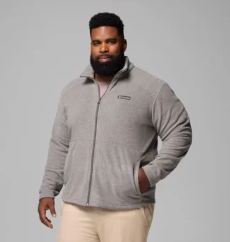 Chaqueta polar con cremallera completa Castle Dale™ para hombre – Talla grande