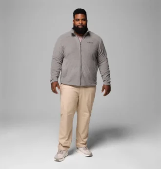 Chaqueta polar con cremallera completa Castle Dale™ para hombre – Talla grande
