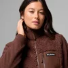 Chaqueta polar con cremallera completa Columbia Lodge™ Sherpa para mujer