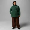 Chaqueta polar con cremallera completa Columbia Lodge™ Sherpa para mujer – Talla grande
