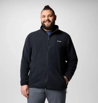 Chaqueta polar con cremallera completa Sequoia Grove™ para hombre – Talla grande
