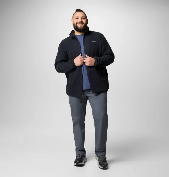 Chaqueta polar con cremallera completa Sequoia Grove™ para hombre – Talla grande Chaqueta polar con cremallera completa Sequoia Grove™ para hombre – Talla grande