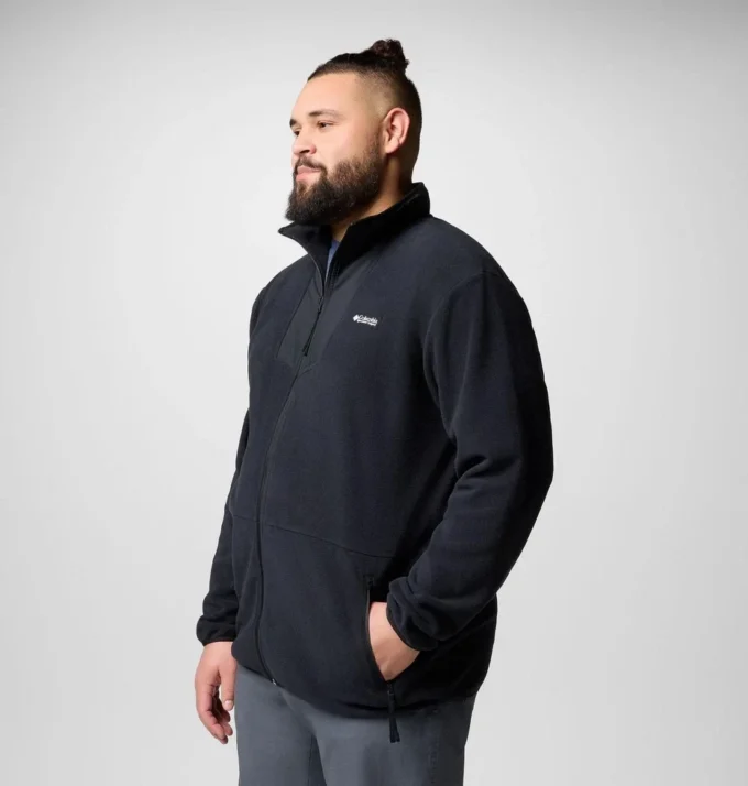 Chaqueta polar con cremallera completa Sequoia Grove™ para hombre – Talla grande Chaqueta polar con cremallera completa Sequoia Grove™ para hombre – Talla grande