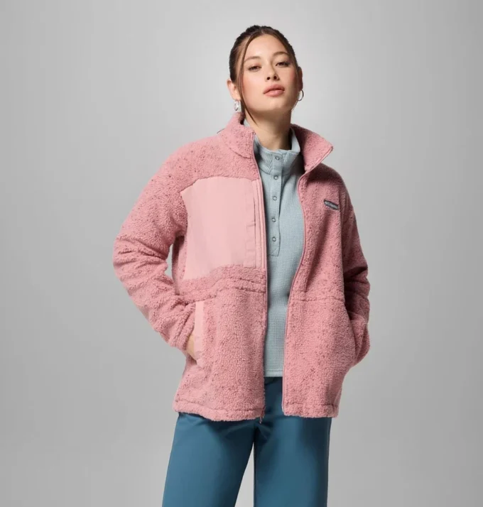 Chaqueta polar con cremallera completa Stellar Path™ para mujer