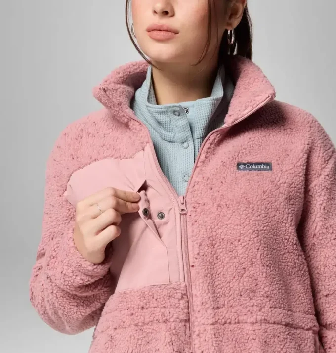 Chaqueta polar con cremallera completa Stellar Path™ para mujer