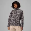 Chaqueta polar con cremallera completa y estampado Benton Springs™ para mujer