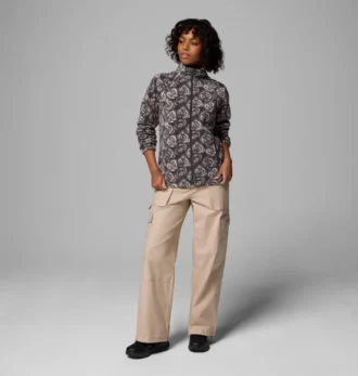 Chaqueta polar con cremallera completa y estampado Benton Springs™ para mujer