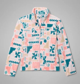 Chaqueta polar con cremallera completa y estampado Castle Dale™ para niña
