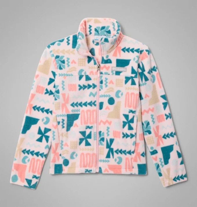 Chaqueta polar con cremallera completa y estampado Castle Dale™ para niña
