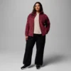 Chaqueta polar con estampado Benton Springs™ y cremallera completa para mujer – Talla grande