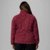 Chaqueta polar con estampado Benton Springs™ y cremallera completa para mujer – Talla grande