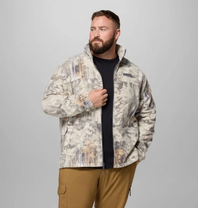 Chaqueta polar estampada Steens Mountain™ para hombre – Talla grande