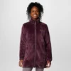 Chaqueta polar larga con cremallera completa Fire Side™ para mujer