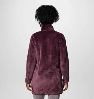 Chaqueta polar larga con cremallera completa Fire Side™ para mujer