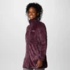 Chaqueta polar larga con cremallera completa Fire Side™ para mujer