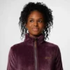 Chaqueta polar larga con cremallera completa Fire Side™ para mujer