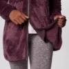 Chaqueta polar larga con cremallera completa Fire Side™ para mujer