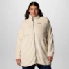 Chaqueta polar larga con cremallera completa Fire Side™ para mujer – Talla grande