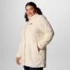 Chaqueta polar larga con cremallera completa Fire Side™ para mujer – Talla grande