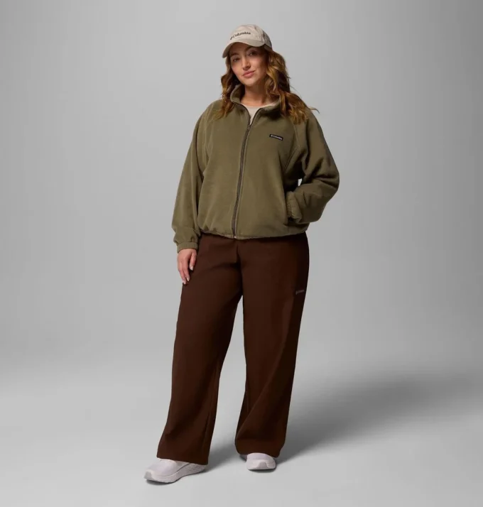 Chaqueta polar relajada con cremallera completa Benton Springs™ para mujer – Talla grande Chaqueta polar relajada con cremallera completa Benton Springs™ para mujer – Talla grande
