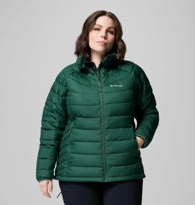 Chaqueta Powder Lite™ II con cremallera completa para mujer – Talla grande