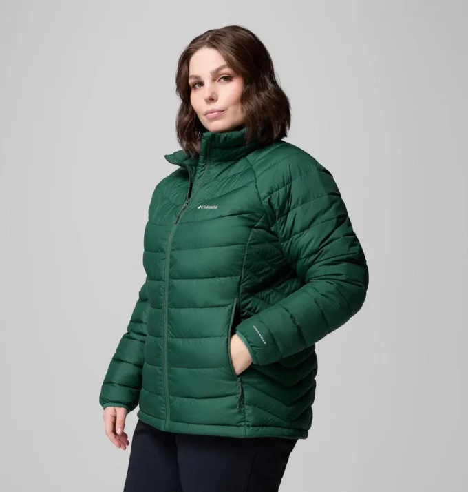 Chaqueta Powder Lite™ II con cremallera completa para mujer – Talla grande