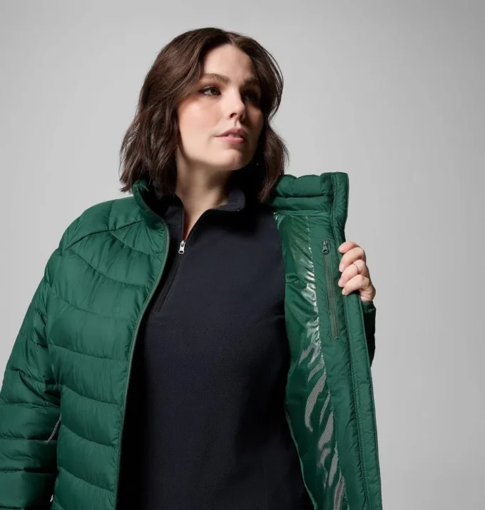 Chaqueta Powder Lite™ II con cremallera completa para mujer – Talla grande