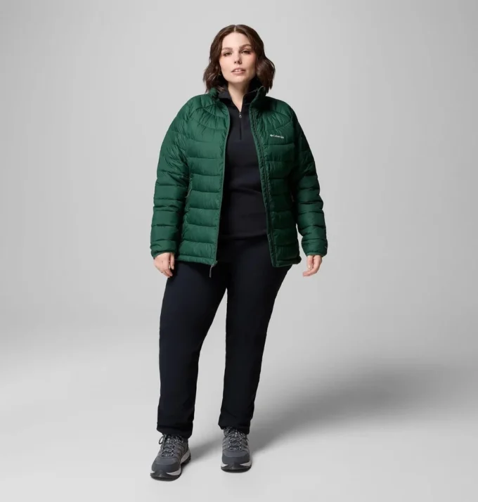 Chaqueta Powder Lite™ II con cremallera completa para mujer – Talla grande