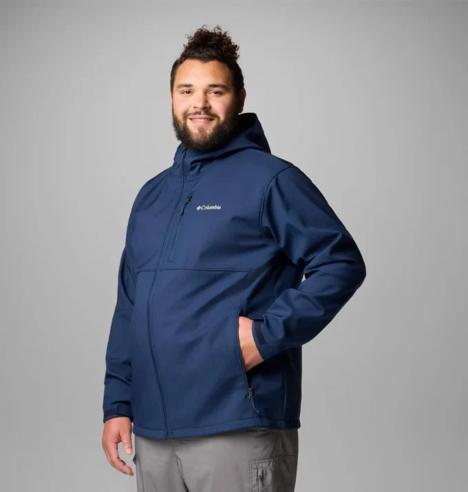 Chaqueta softshell con capucha Ascender™ II para hombre – Talla grande