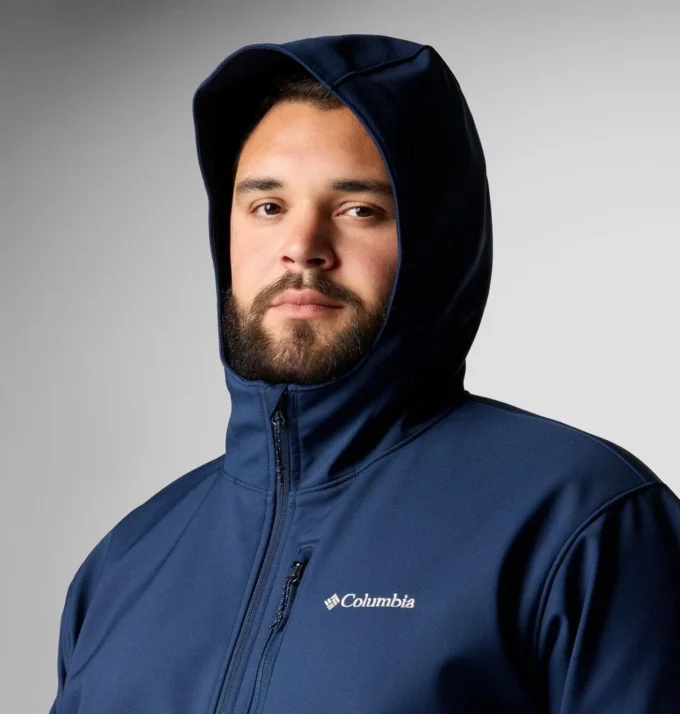 Chaqueta softshell con capucha Ascender™ II para hombre – Talla grande