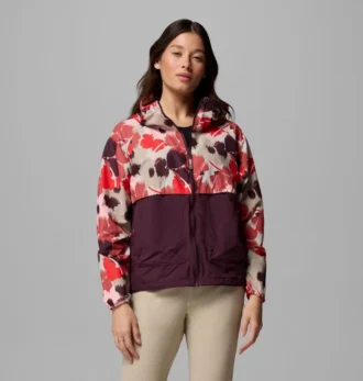 Cortavientos estampado Spire Valley™ para mujer