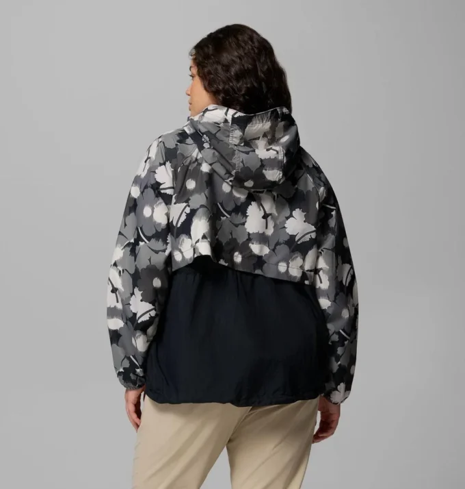Cortavientos estampado Spire Valley™ para mujer – Tallas grandes Cortavientos estampado Spire Valley™ para mujer – Tallas grandes
